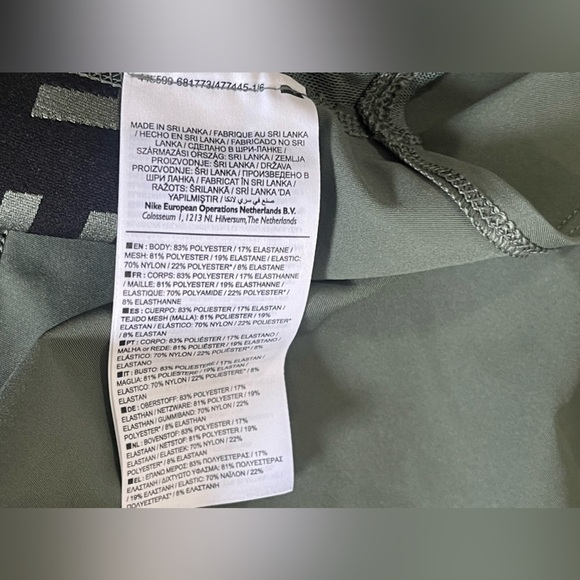 Nike Olive Green Sports Bra - Picture 9 of 9